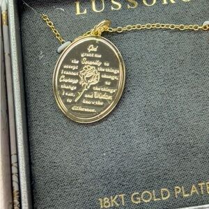 18kt plated necklace